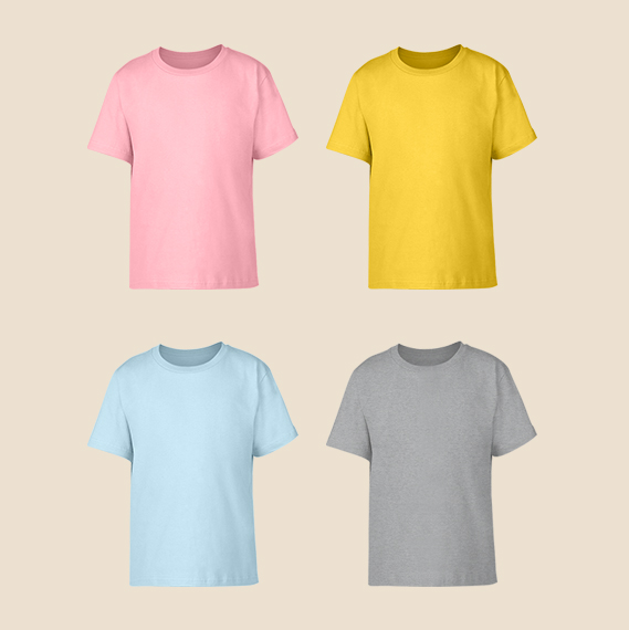 Safety Protective Clothing, Round neck tees for kids