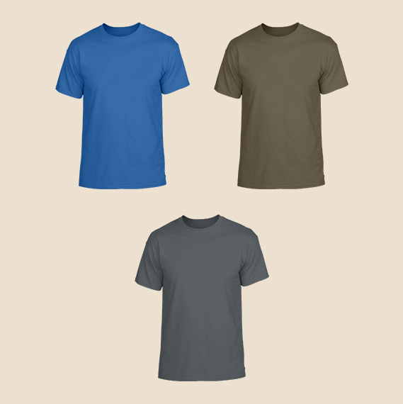 Safety Protective Clothing , Men's Round Neck Tees