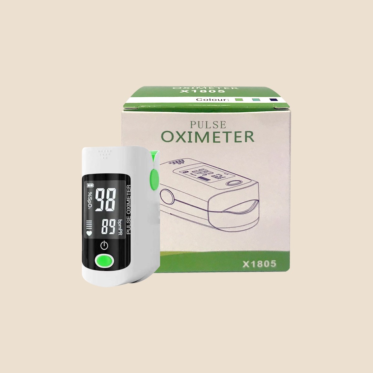 White Pulse Oximeter